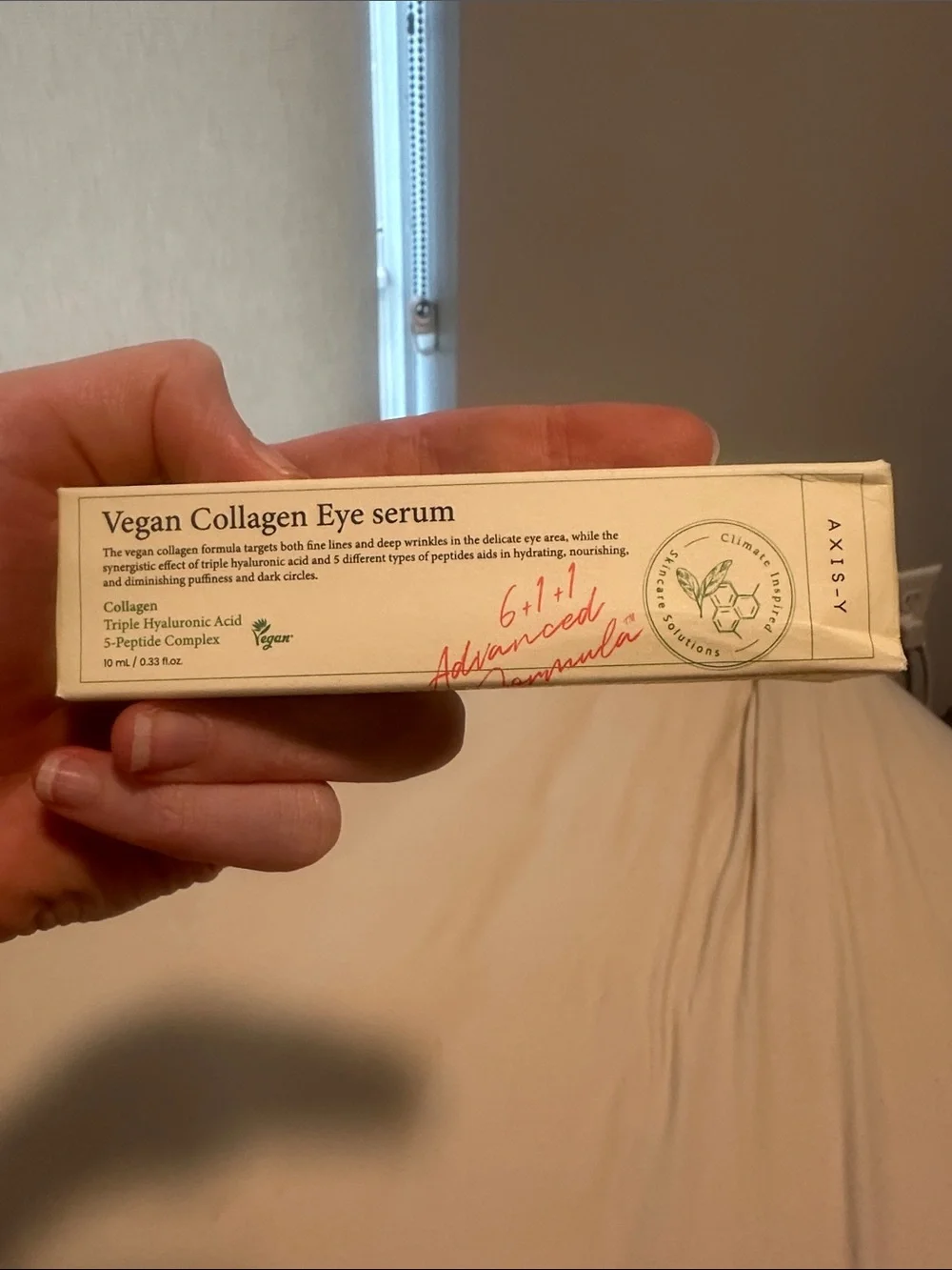 Axis-Y Vegan Collagen Eye Serum, Korean Skincare Eye Serum